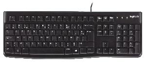 Logitech Keyboard K120 for Business - Standard - Wired - USB - AZERTY - Black